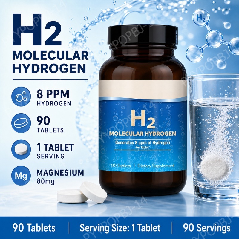 Health Wellness & Nutrition Center Llc - Compresse di Idrogeno Molecolare H2, 90