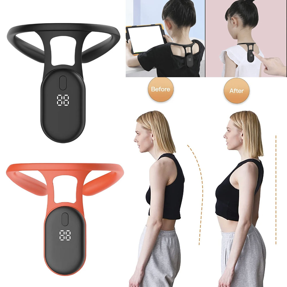 Posture Corrector Back Brace - Correttore posturale intelligente Miicro Vibrazione Allenamento