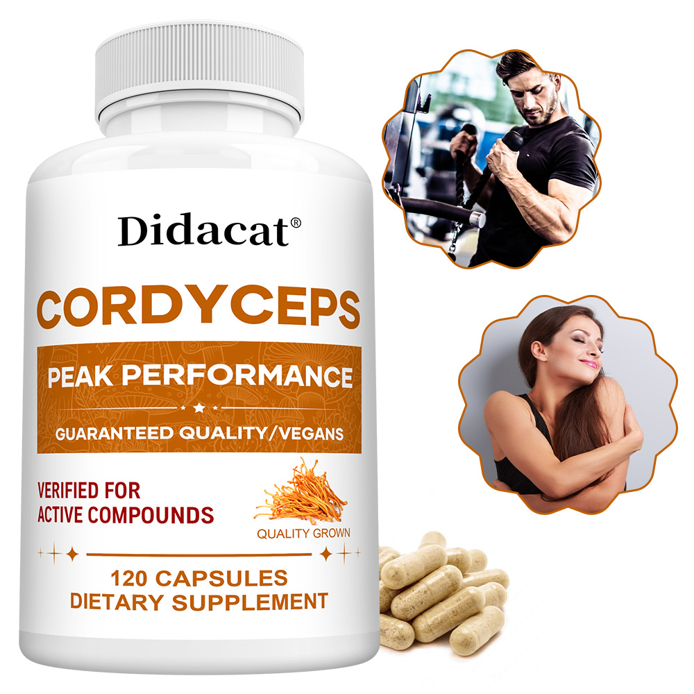 Health Wellness & Nutrition Center Llc - Capsule di Cordyceps 1000mg, Integratore Naturale