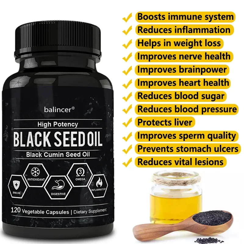 Olio di semi di cumino nero-su - Health Wellness & Nutrition Center Llc recensione e prezzo
