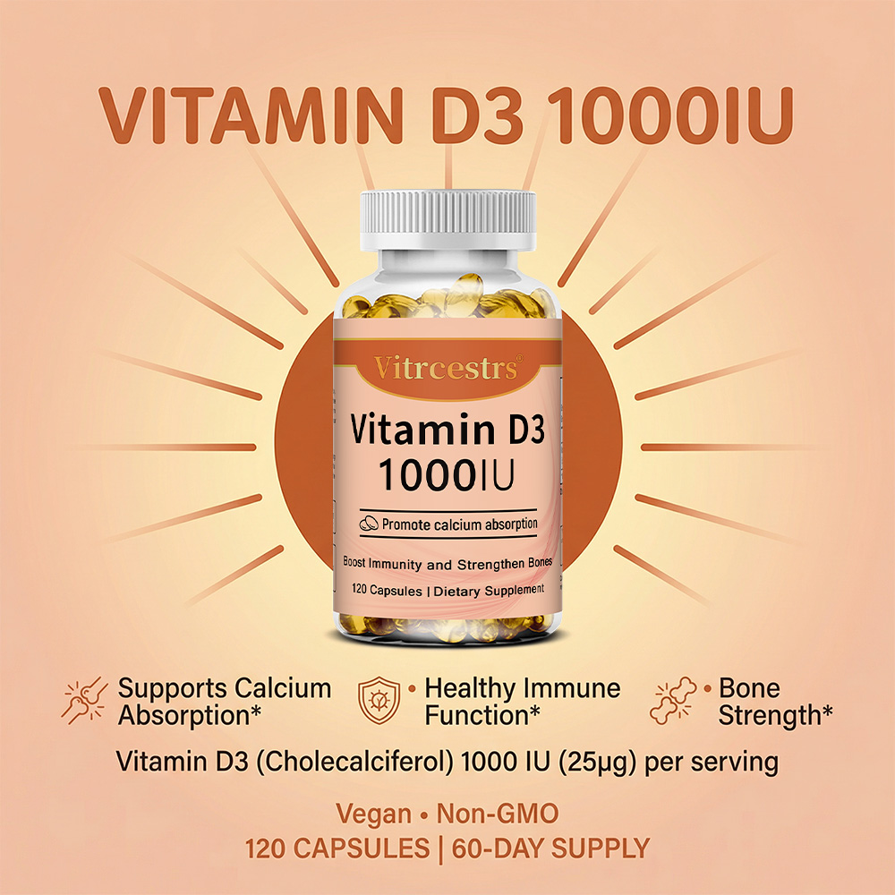 Capsule di vitamina D3 1000 UI - Health Wellness & Nutrition Center Llc recensione e prezzo