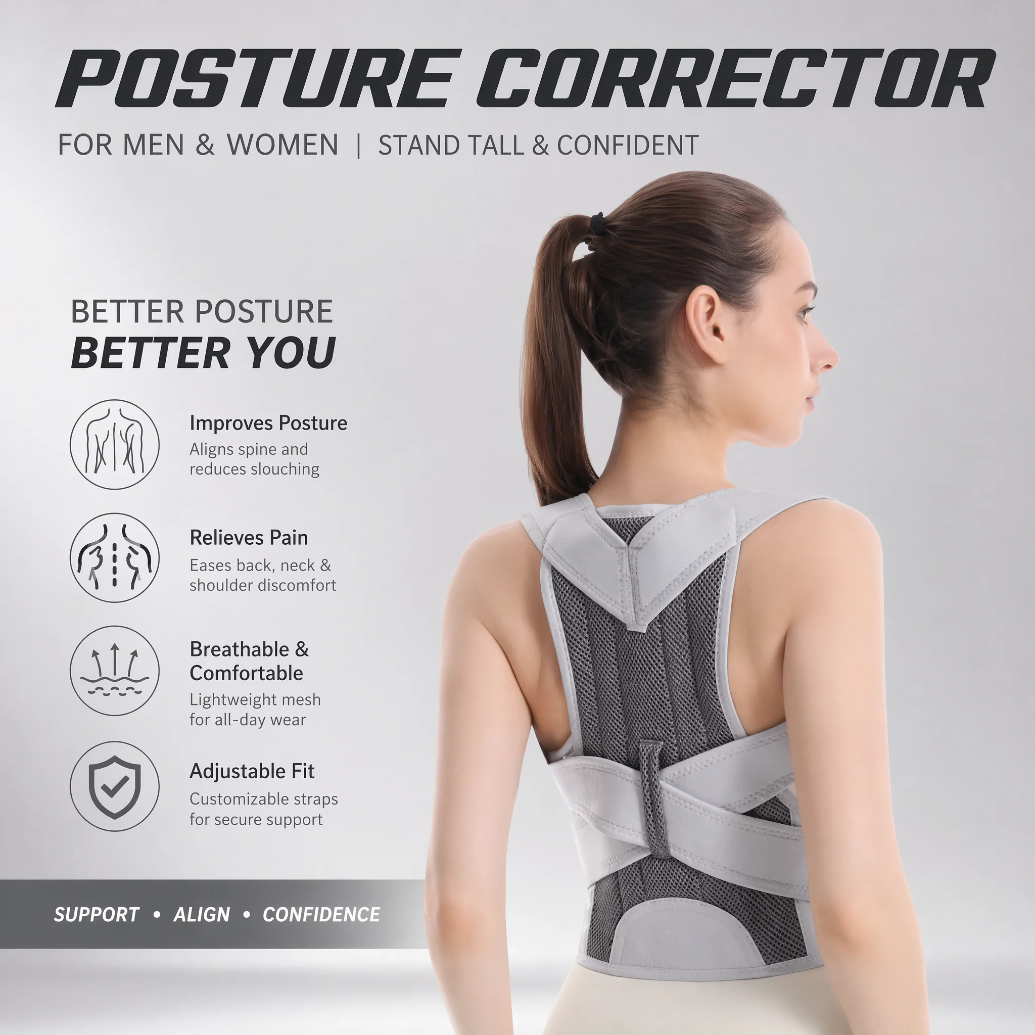 Nuovo Design Correttore Postur - Posture Corrector Back Brace recensione e prezzo